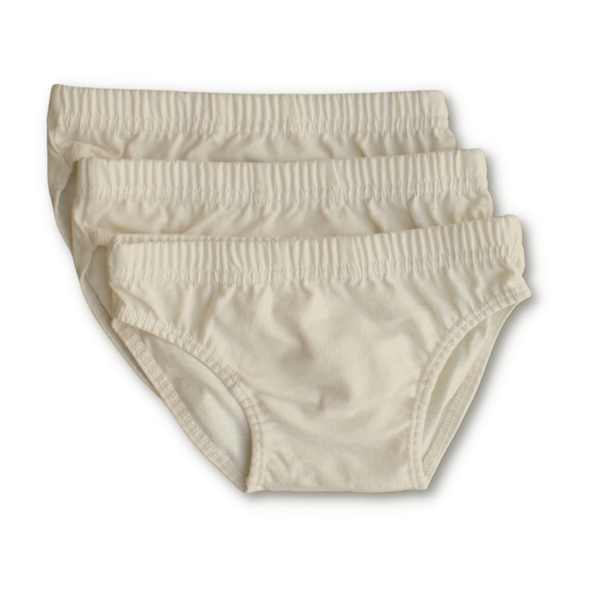 Low Rise Underwear, Undyed Organic Cotton